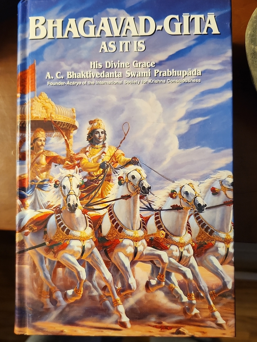 Bhagavad-Gita As It Is – Illustrated Blue Hardcover